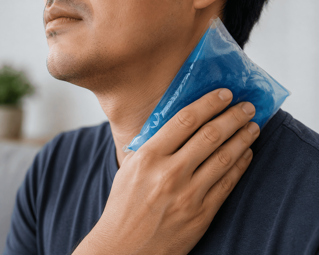 cold exposure as one of several vagus nerve exercises for bloating relief